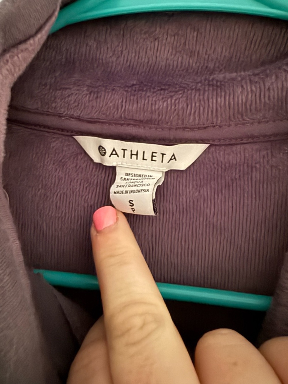 Athleta Women's Cozy Karma Side Zip Funnel Neck Pullover Sweatshirt Size Small - Picture 5 of 9